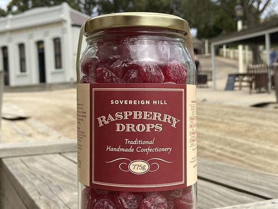 Sovereign Hill's raspberry drops, Ballarat. Picture: Visit Victoria