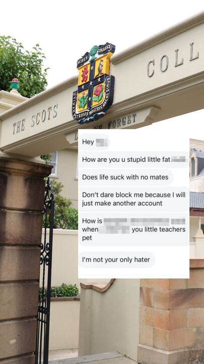 Messages expose bullying at elite school