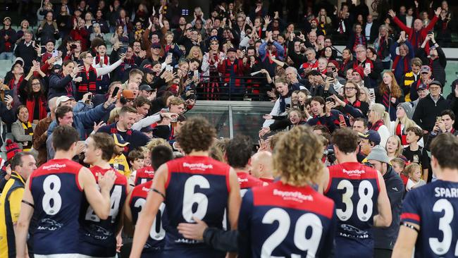 Melbourne fans are set to return to the MCG next weekend. Picture: Michael Klein