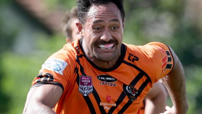 Patrick Kaufusi in action for Storm’s feeder club Brisbane Easts. Picture: AAP