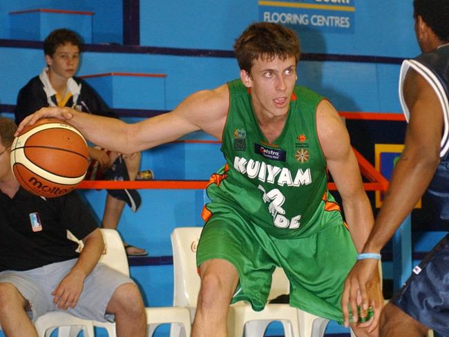 Kris Whelan from Timberwolves Cairns Basketball A grade men's final between Timberwolves vs Redlynch. Picture captured in 2006. Photo: Nellie Pratt