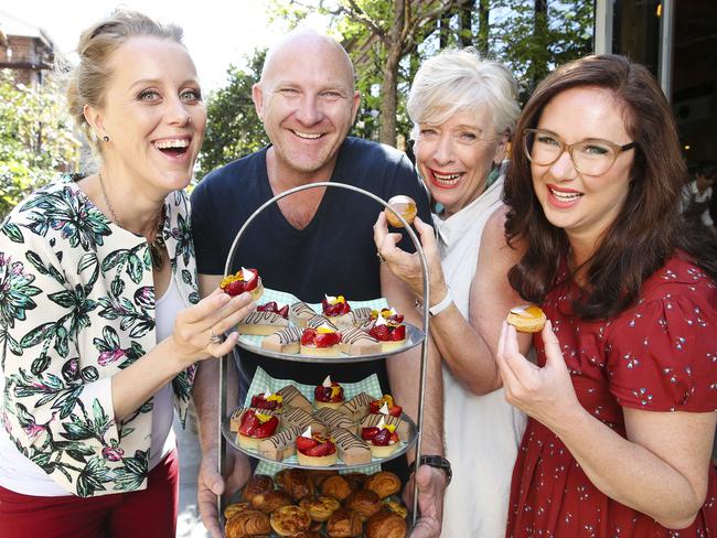 Ratings hit ... Claire Hooper, Matt Moran, Maggie Beer and Mel Buttle run the Great Australian Bake Off on Lifestyle FOOD. Picture: Justin Lloyd