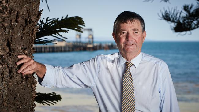 Kangaroo Island Mayor Michael Pengilly in Kingscote. Picture: Matt Loxton