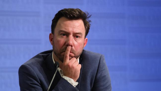 Matt Noffs, CEO of Ted Noffs Foundation and Co-Founder Street University, speaking at the National Press Club in Canberra, on 'Our drug laws are hurting people and our leaders know it'.