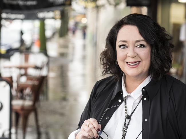 Wendy Harmer, ABC Radio Sydney Breakfast co-presenter, with Robbie Buck