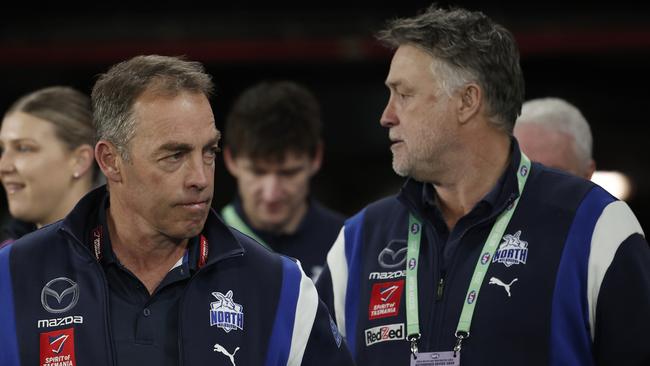 North Melbourne coach Alastair Clarkson has reflected on naming rival players he was interested in during a radio interview last week. Picture: Daniel Pockett / Getty Images