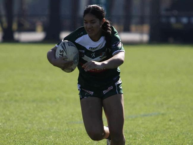 Julie Notise was solid at fullback for Penrith. Picture: St Marys Rugby League