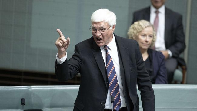 Kennedy MP Bob Katter says building the Bridle Track is a “way out” of the Barron River Bridge issues. Picture: NCA NewsWire / Gary Ramage