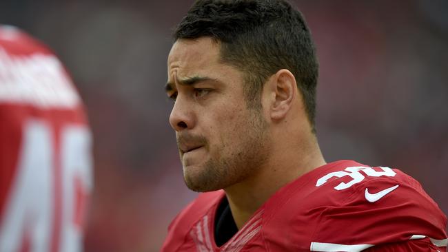 Jarryd Hayne’s days in shoulder pads are over.