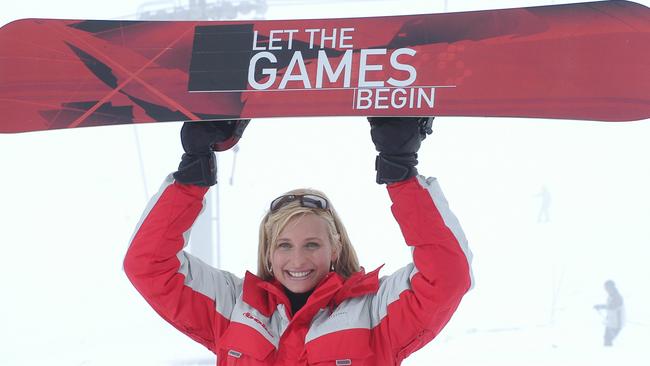 Game on ... Griggs at the 2006 Winter Olympics. Picture: Supplied