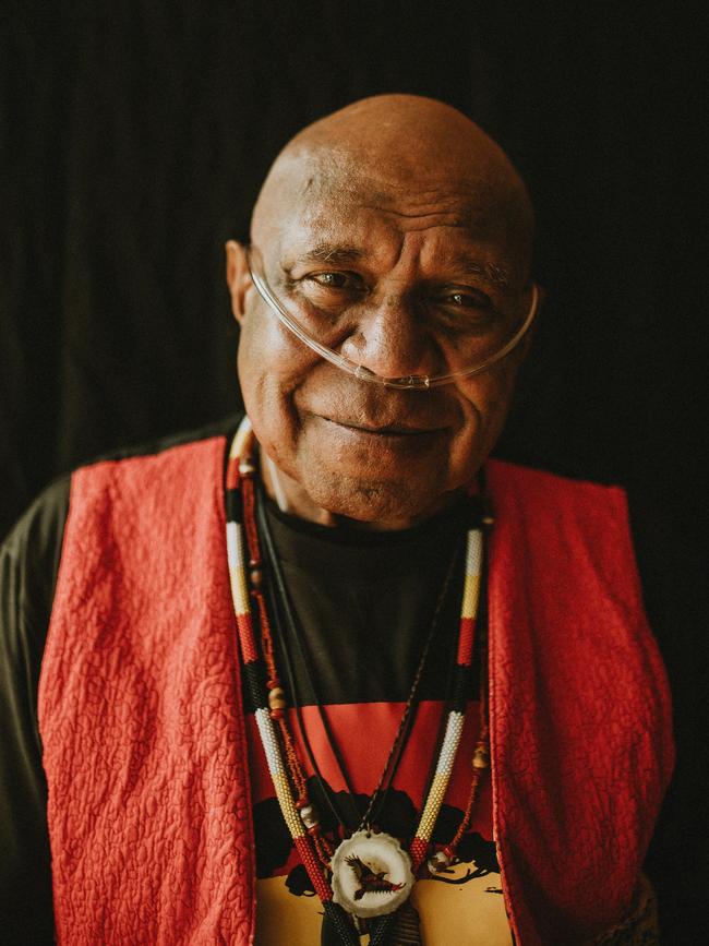 Archie Roach at home late last year. Picture: Lani Louise