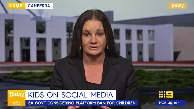 Jacqui Lambie says tech use for kids is a bad as an ice pipe