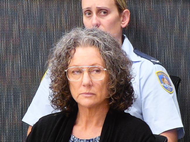 Ms Folbigg appears via a video link at the NSW Coroners Court in Sydney in 2019. Picture: AAP