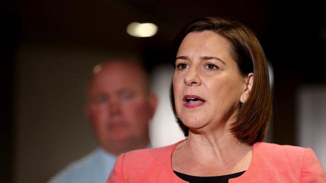 LNP Leader Deb Frecklington has reportedly been referred to the ECQ over fears a series of fundraisers breach anti-corruption laws. Picture: NCA NewsWire / Sarah Marshall