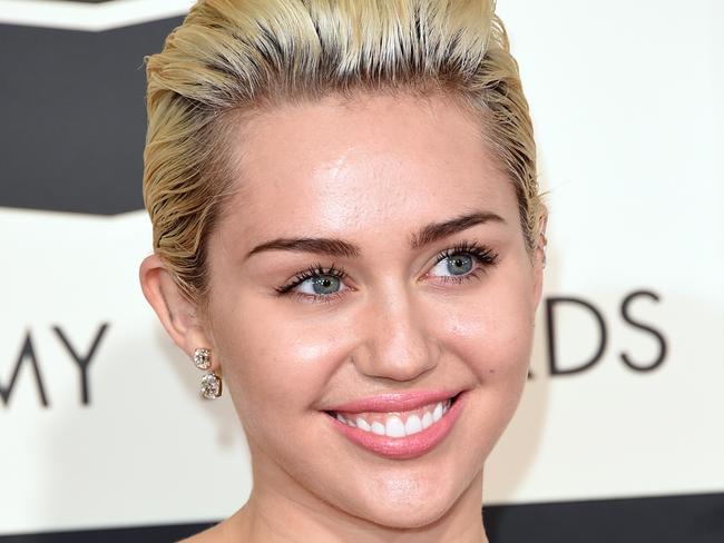 LOS ANGELES, CA - FEBRUARY 08: Singer Miley Cyrus attends The 57th Annual GRAMMY Awards at the STAPLES Center on February 8, 2015 in Los Angeles, California. (Photo by Jason Merritt/Getty Images)