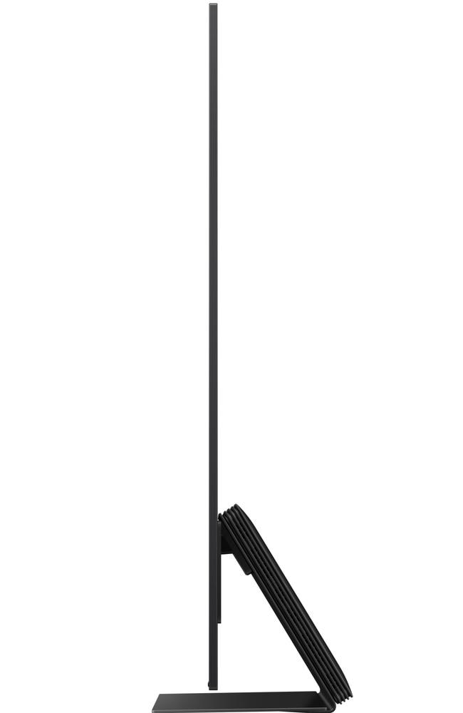 The exquisite width of the OLED S95 83-inch in graphite black. Picture: Samsung