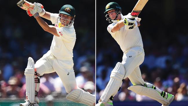 Australian cricket is anxiously waiting on the return of David Warner (left) and Steve Smith from suspension.