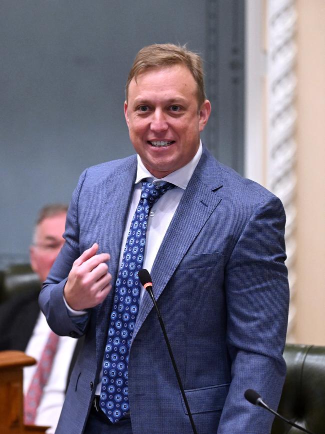 Queensland Premier Steven Miles speaks during Question Time at Parliament House in Brisbane. Picture: Dan Peled / NCA NewsWire