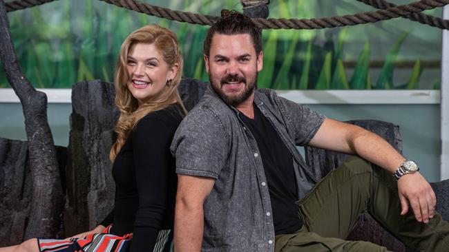 Shrek stars Lucy Durack and Ben Mingay. Picture: Flavio Brancaleone