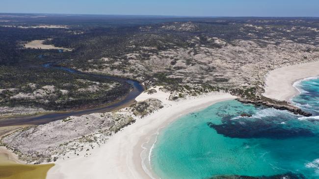 February 2021 Hansen Bay. Picture: Flinders University.