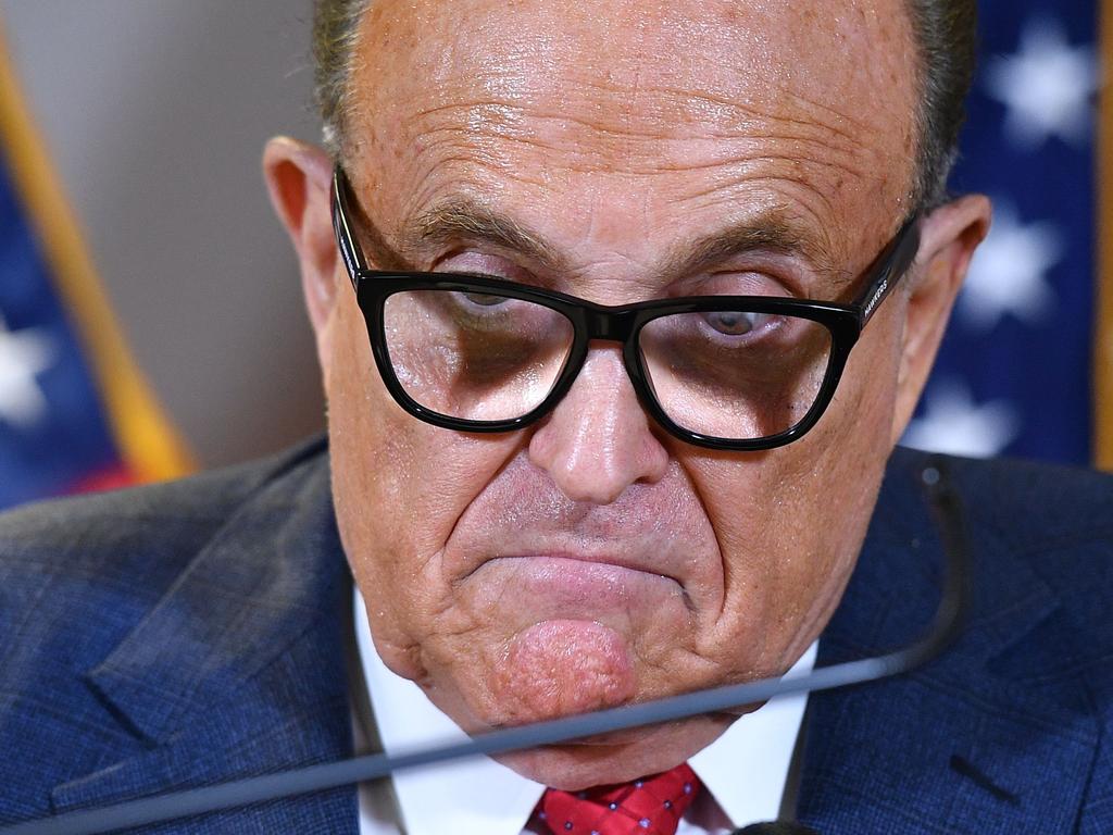 Trump's personal lawyer Rudy Giuliani failed to impress the Judge. Picture: Mandel Ngan / AFP