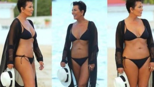 Kris Jenner wearing Frankie Swimwear. Picture: Instagram