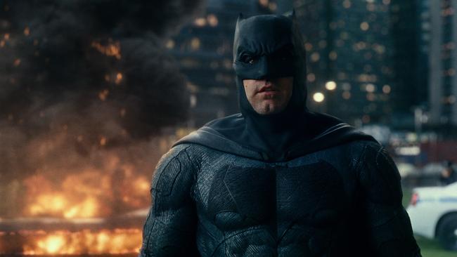 Ben Affleck takes charge of things as  Batman.