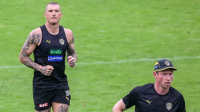 Dustin Martin has a big decision to make. Picture: Ian Currie