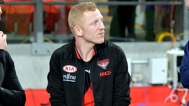 Josh Green was on crutches after the Suns game. Picture: Getty Images