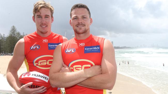 Tom Lynch will again co-captain Gold Coast with Steven May in 2018. Picture: Mike Batterham