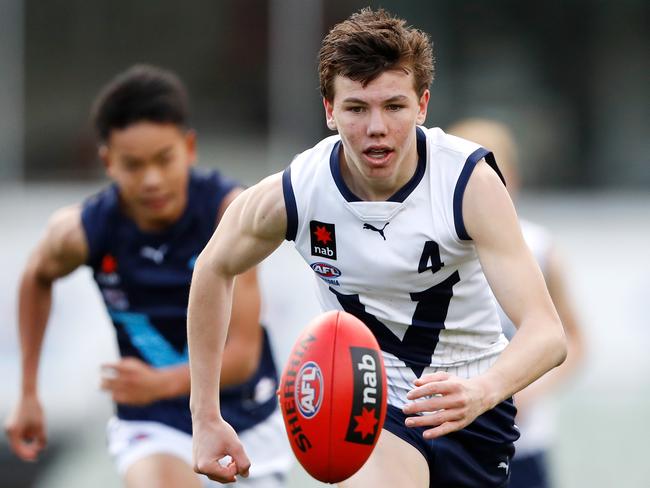 Koroit's Finn O'Sullivan is on the right path to an AFL career after taking out the Kevin Sheehan Medal for the best player at the under-16 national championships. PHOTO: Dylan Burns/AFL Photos.