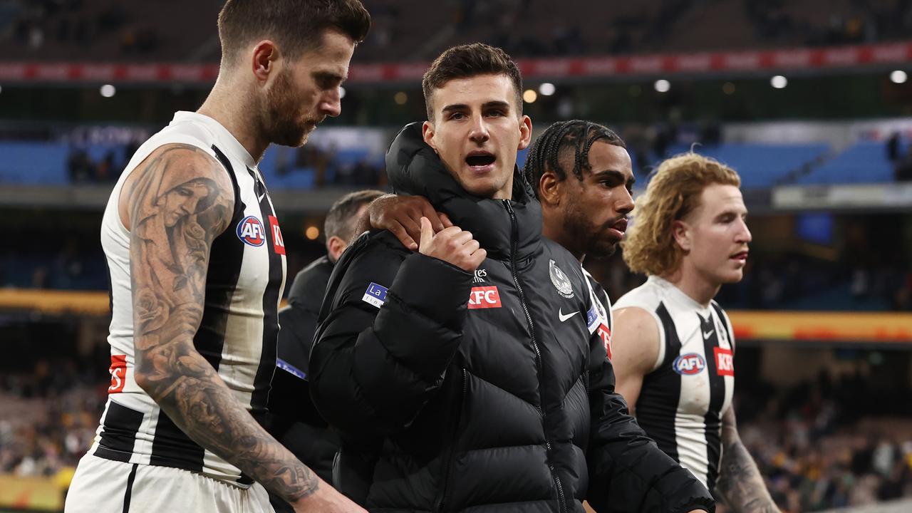 Nick Daicos won’t return until at least the second week of finals. Picture: Michael Klein