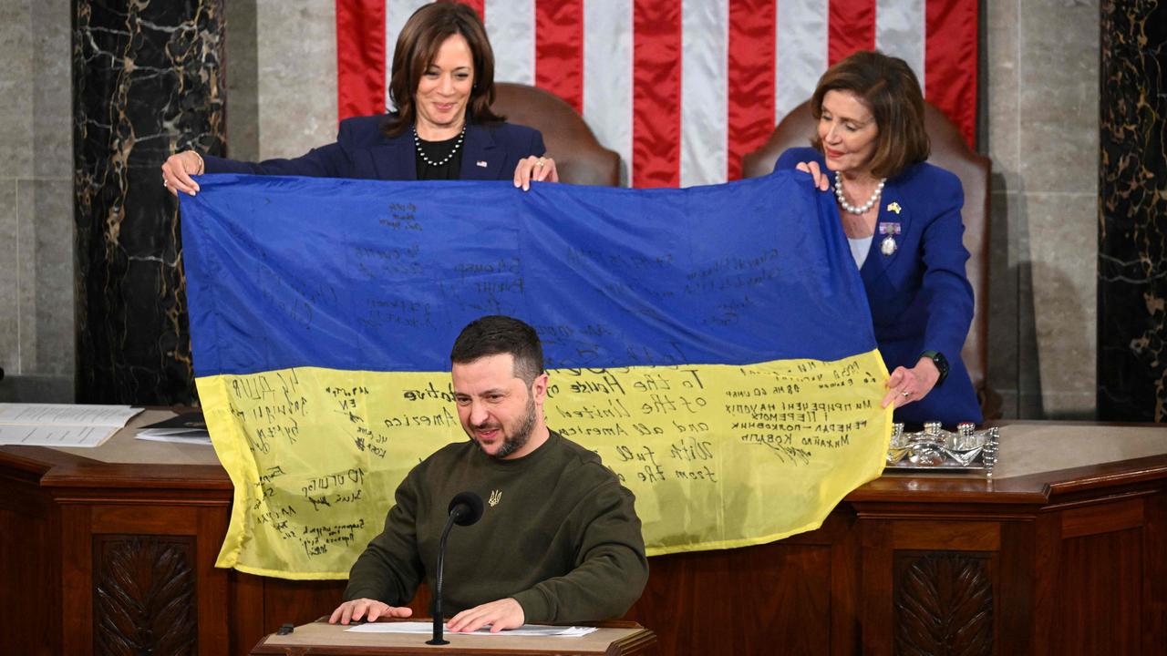 PoliticsNow: 'Ukraine will never surrender', Volodymyr Zelensky tells US  Congress | The Australian