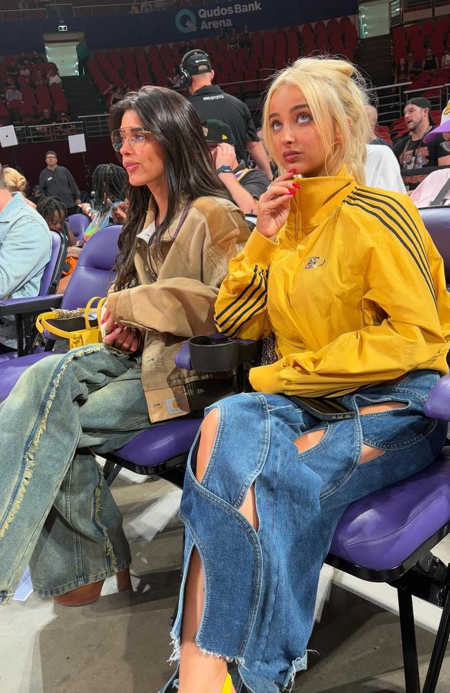 She attended a sporting match with Pillemer. Picture: Instagram/@dixiedamelio