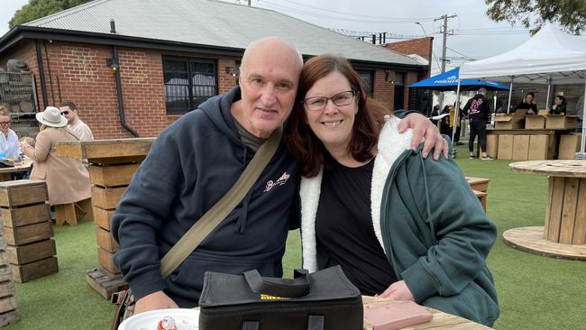 Ezio and Michelle Healy at the 2023 Mould Cheese Festival in Melbourne. Picture: Athos Sirianos.