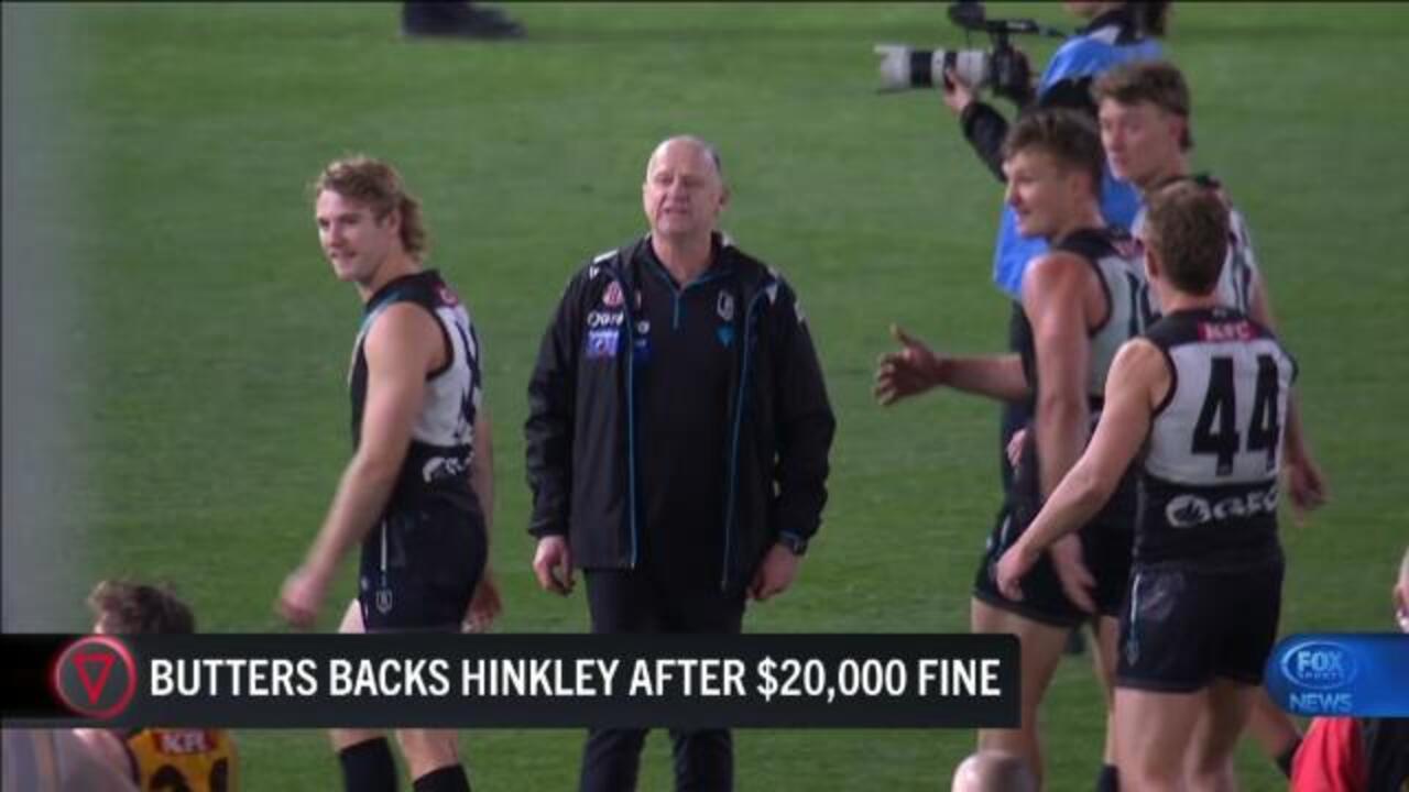 Butters admits emotions got to Hinkley