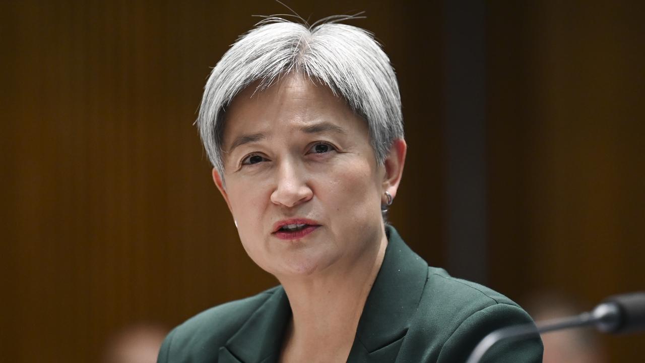 Foreign minister Penny Wong will sit down with her Chinese counterpart Wang Yi today in Canberra for a high-level meeting. Picture: NCA NewsWire / Martin Ollman