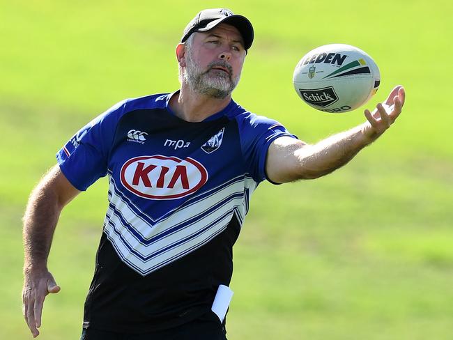 Canterbury Bulldogs coach Dean Pay at Belmore Sports ground, which will be at the heart of the new Belmore sporting complex. Picture: Dean Lewins