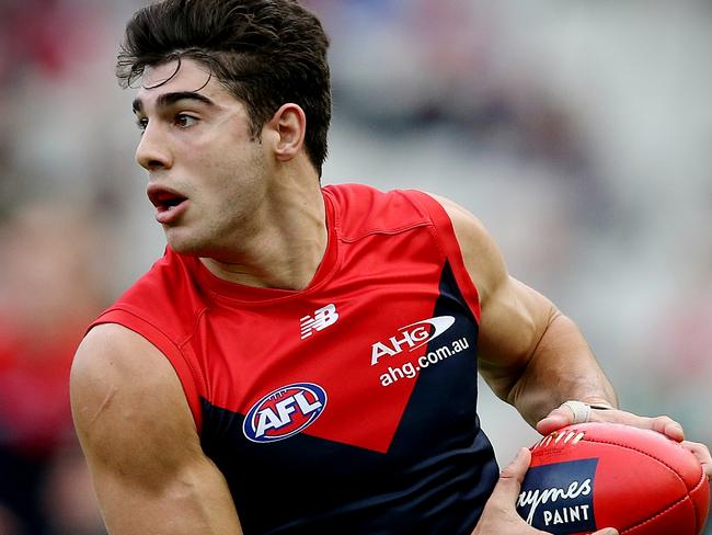 AFL: Round 9 Melbourne v Brisbane Christian Petracca Picture:Wayne Ludbey