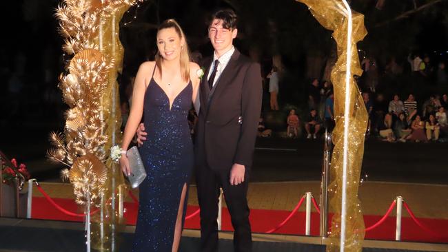 Caitlin Smith &amp; Connor McGrath at the Xavier Catholic College formal.