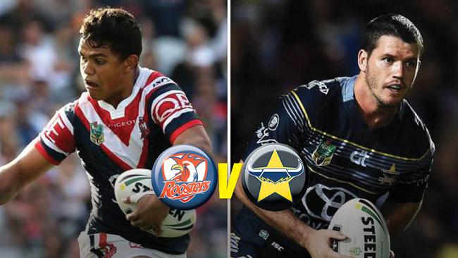 The Cowboys have struggled away from home but the battling Roosters might be the tonic they need.