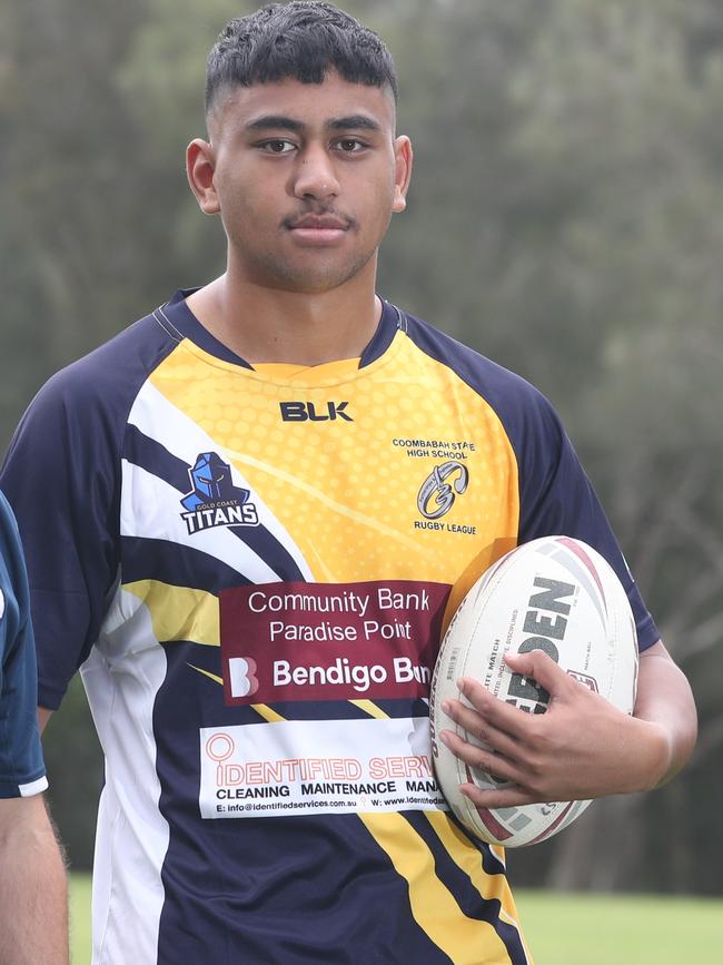 Coombabah State High School product K-Ci Whare. Picture Glenn Hampson.