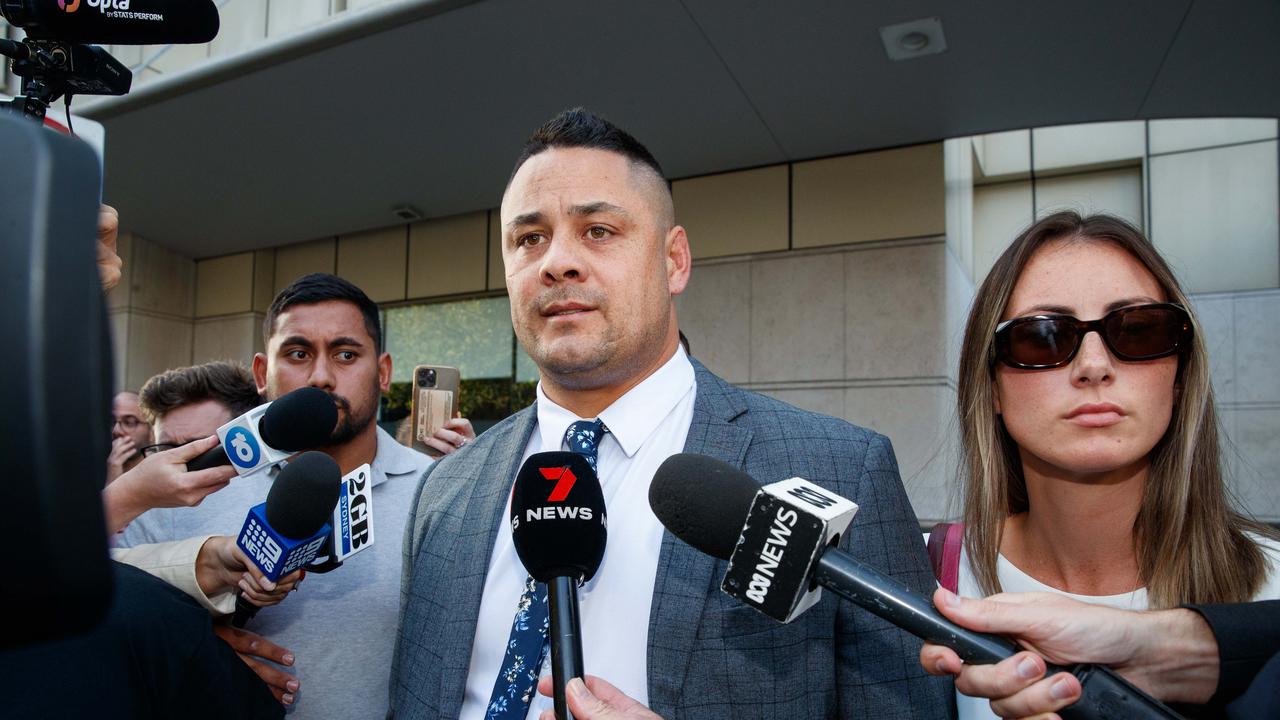 Jarryd Hayne was sentenced on Tuesday. Picture: NCA NewsWire/David Swift