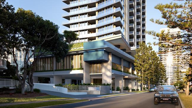 An artist impression of Signature Broadbeach.