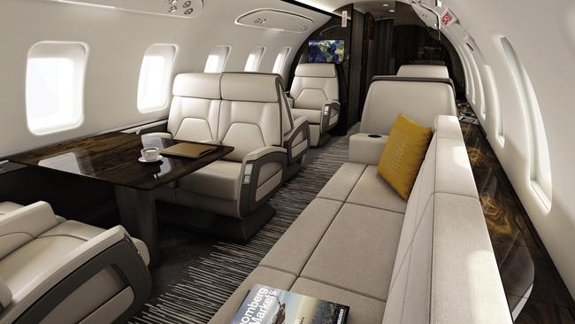 Inside a Challenger 650, towards the steeper end of the market at $31 million.