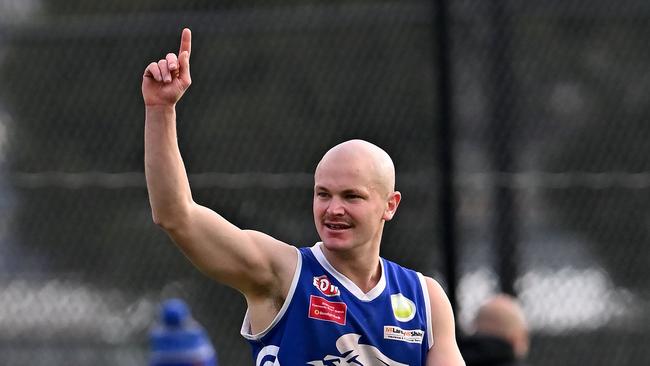 Spencer Aitken finished with five goals for Coburg Districts. Picture: Andy Brownbill