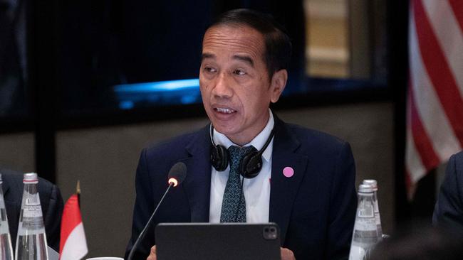 Indonesian President Joko Widodo will host the G20 meeting in Bali in November. Picture: AFP