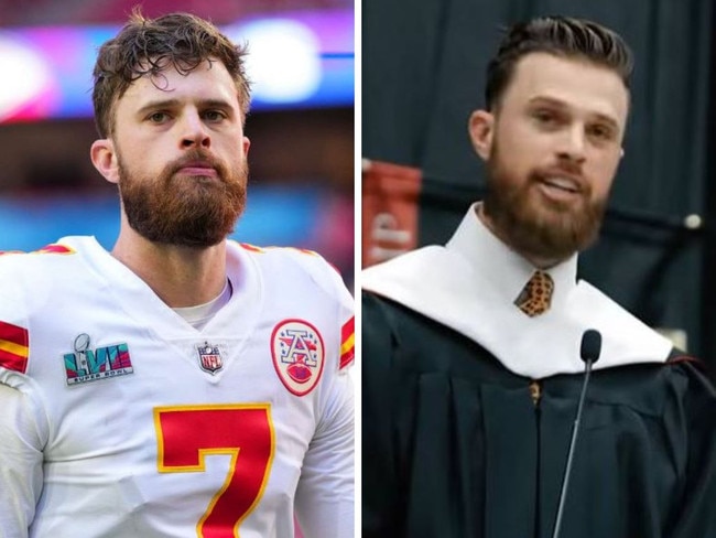 Fury as NFL star Harrison Butker says women can’t have careers. Picture: Supplied