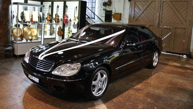 A 2001 Mercedes V8 saloon previously owned by Crowe.