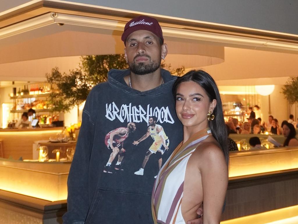 Costeen Hatzi and Nick Kyrgios have split after four years. Picture: Instagram